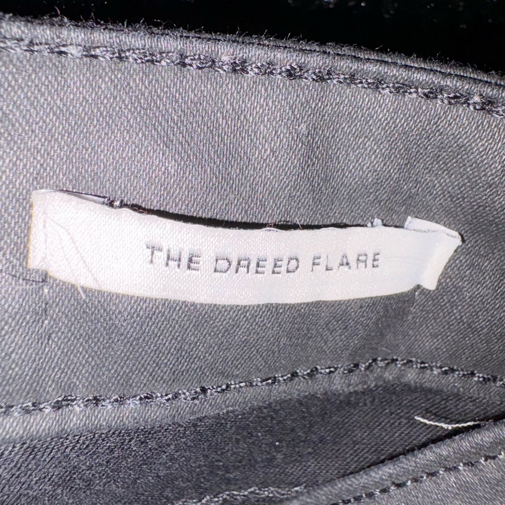 Zara Women's Black Dreed Flare Jean - Picture 5 of 9